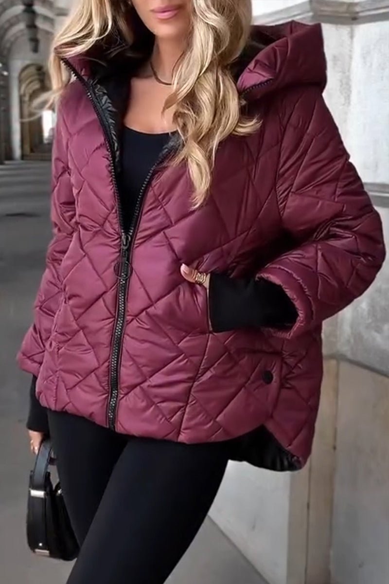 Women's Diamond Quilted Puffer Jacket