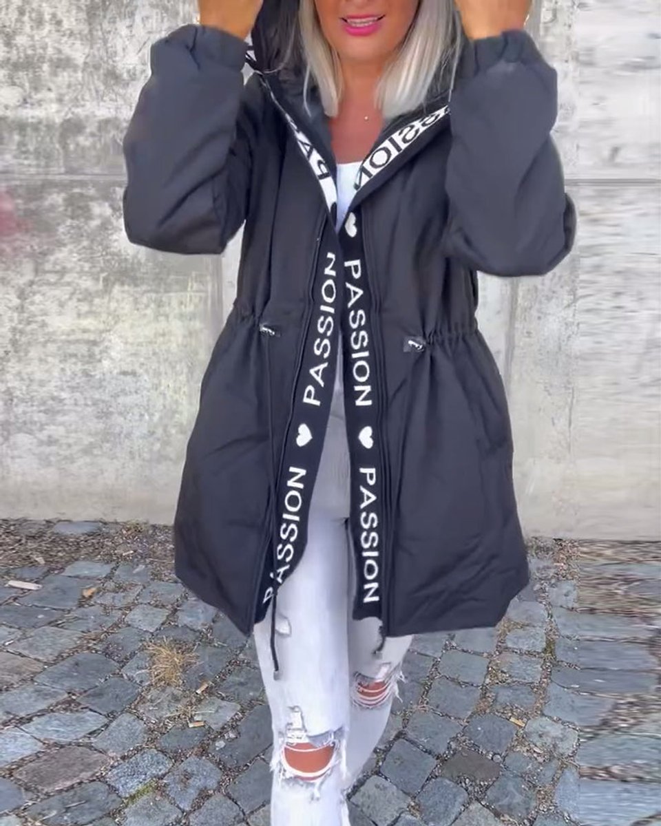 Women's Hooded Midi Parka Coat