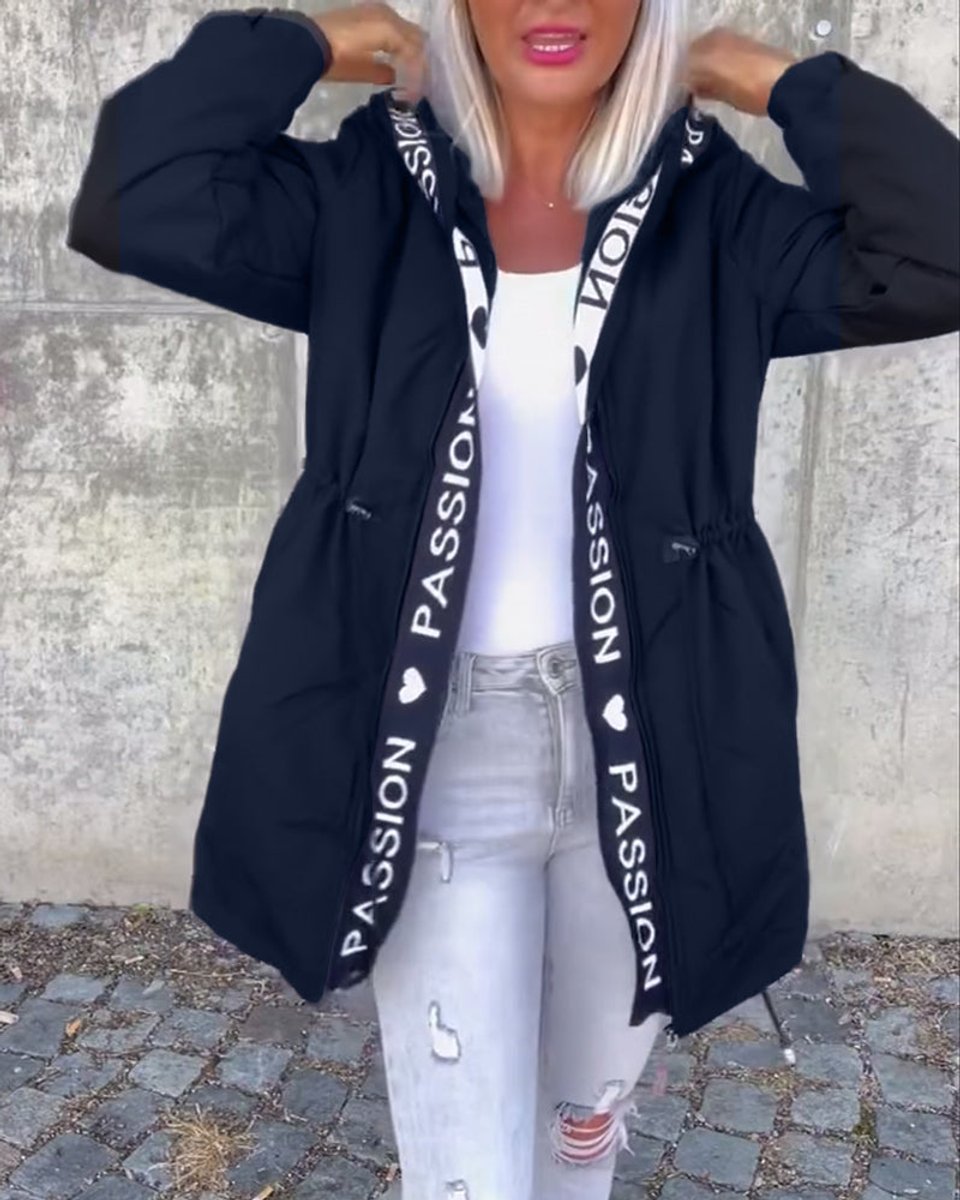 Women's Hooded Midi Parka Coat