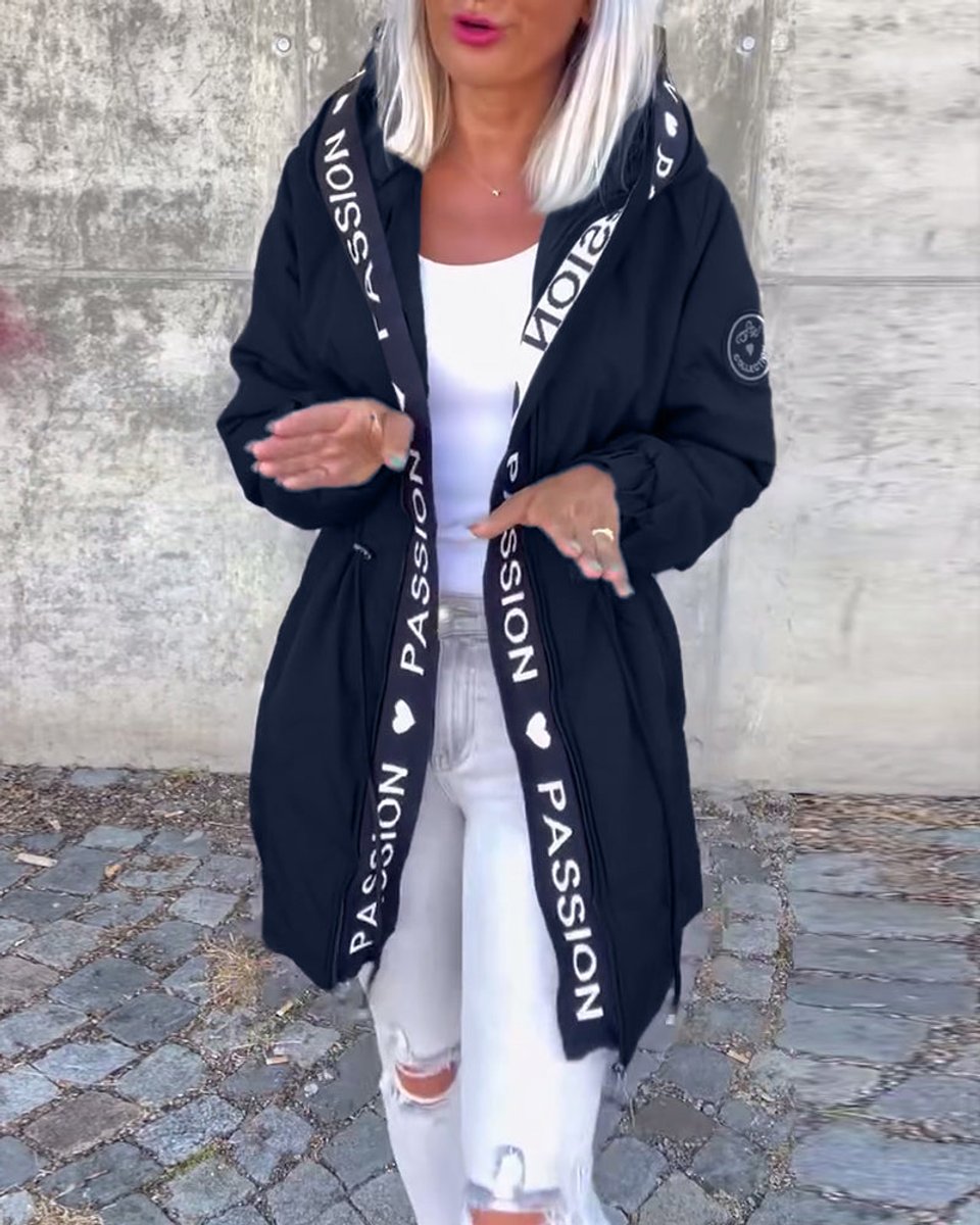 Women's Hooded Midi Parka Coat