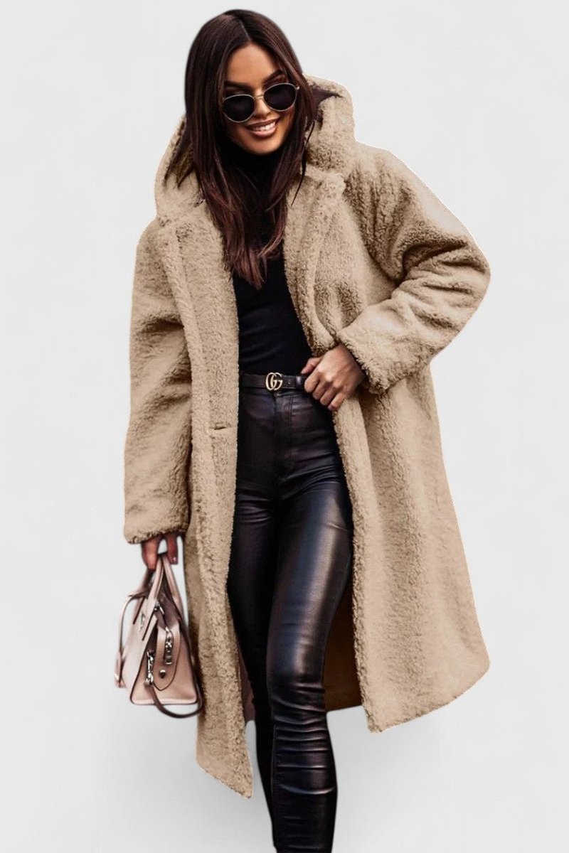 Women's Oversized Teddy Fleece Coat