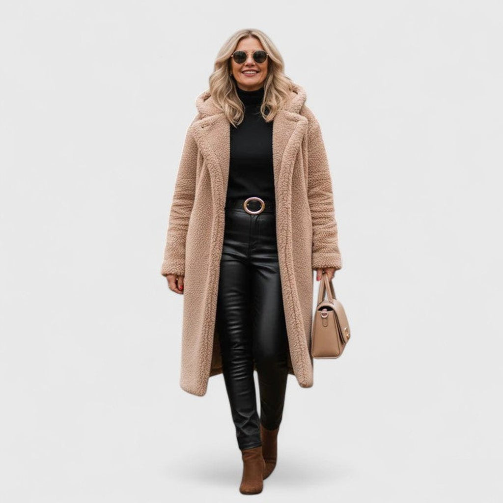 Women's Oversized Teddy Fleece Coat