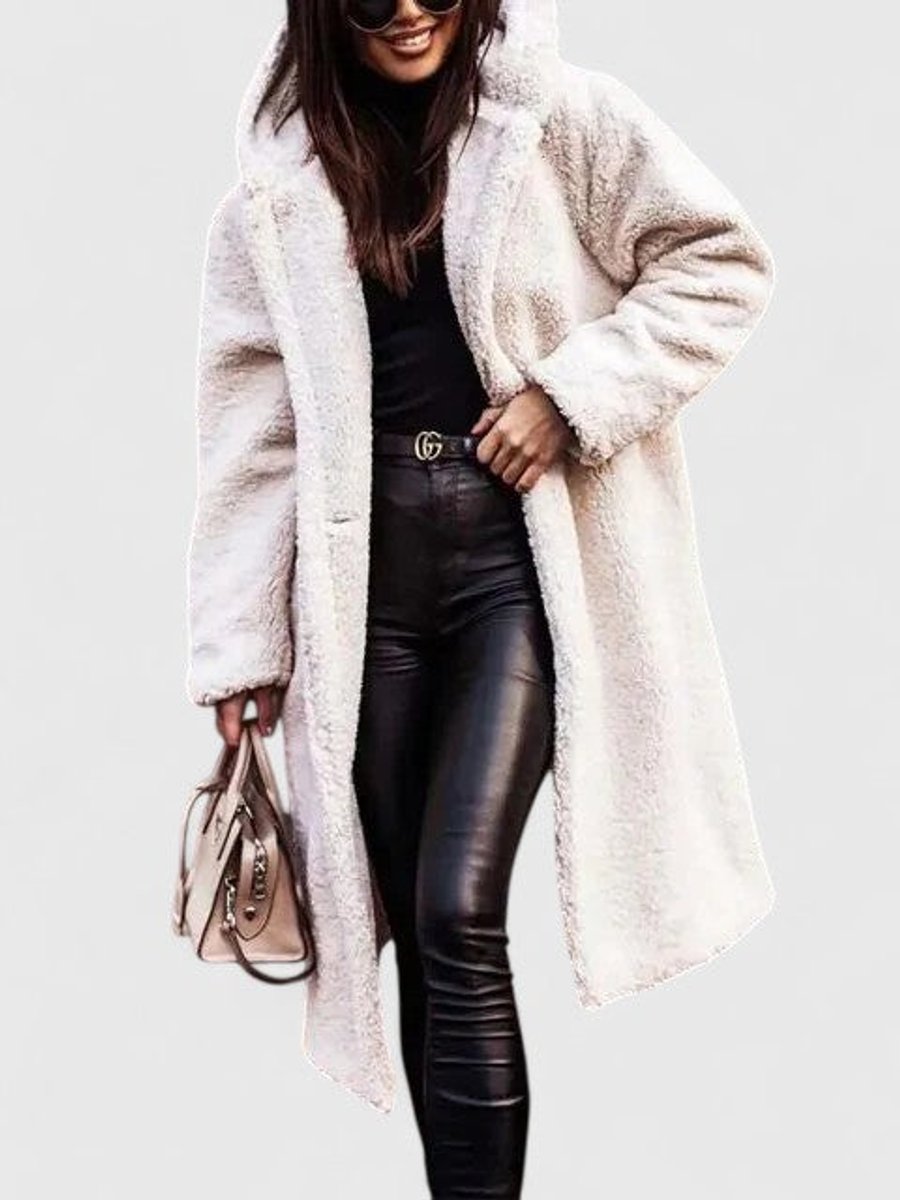 Women's Oversized Teddy Fleece Coat