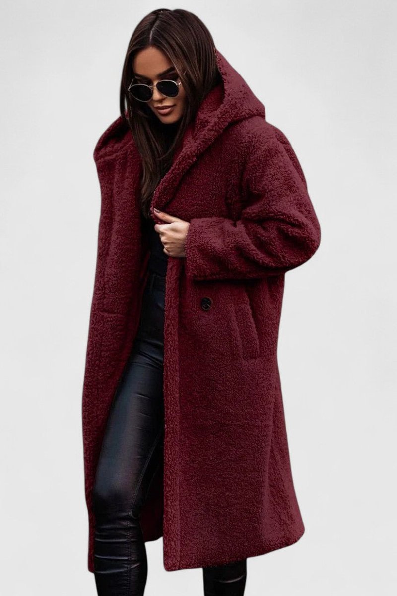 Women's Oversized Teddy Fleece Coat