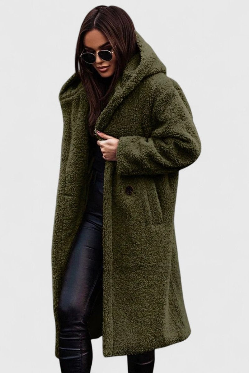 Women's Oversized Teddy Fleece Coat