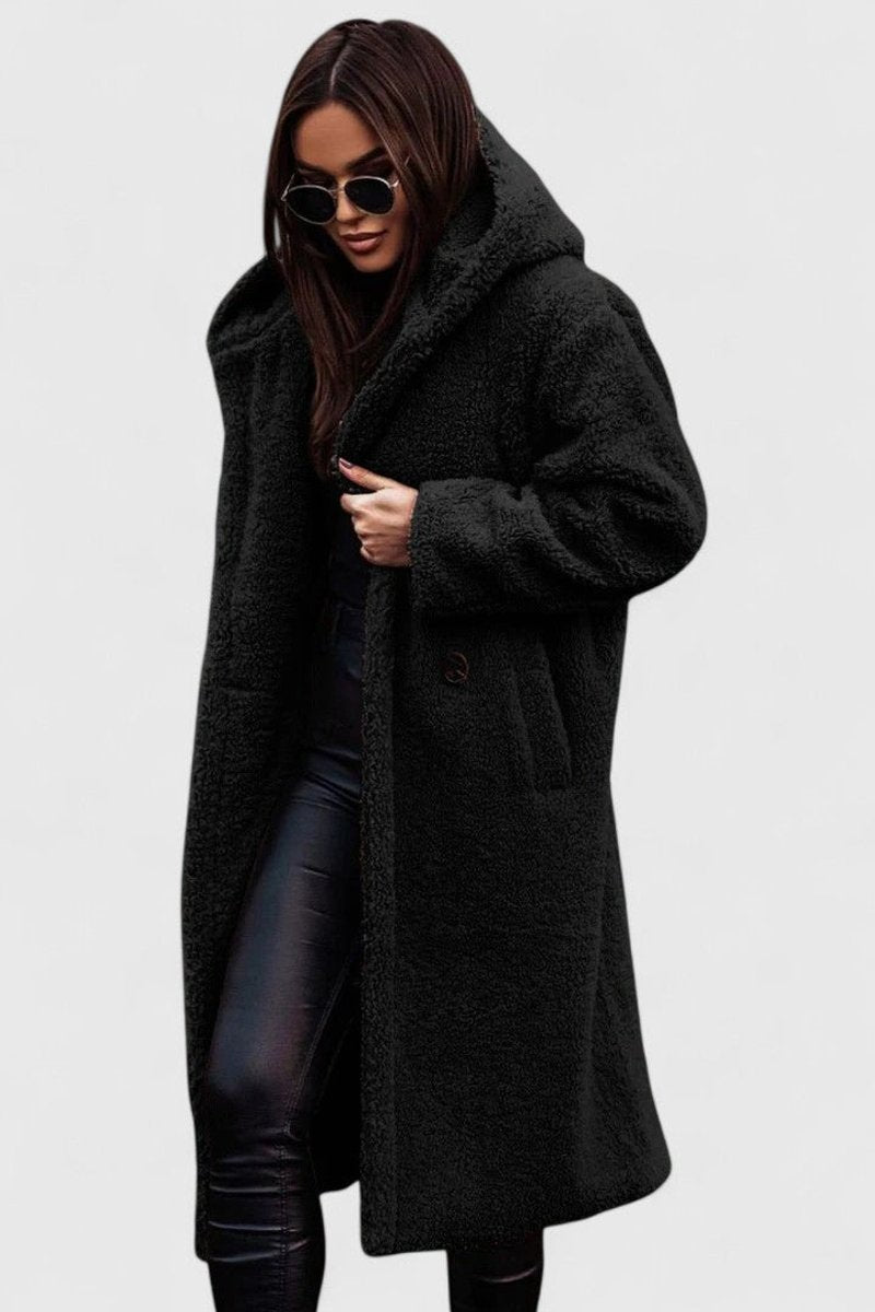 Women's Oversized Teddy Fleece Coat