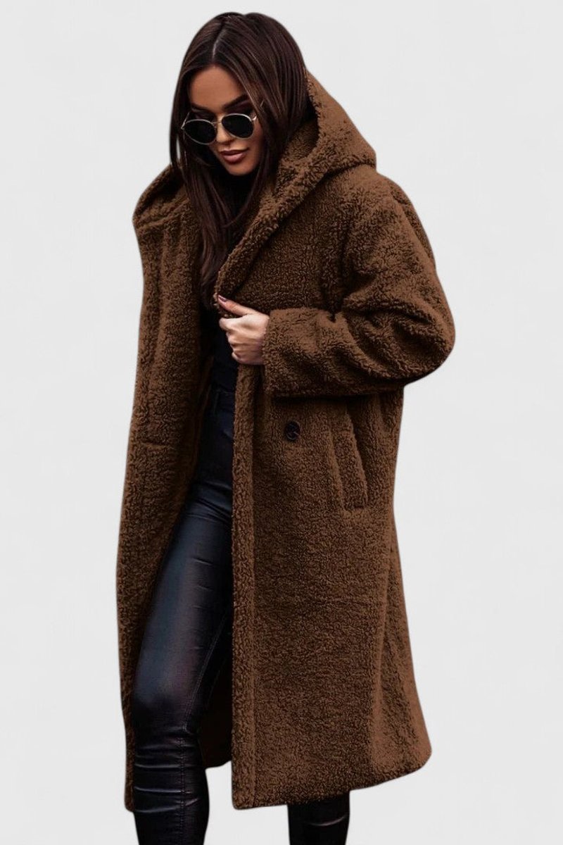 Women's Oversized Teddy Fleece Coat