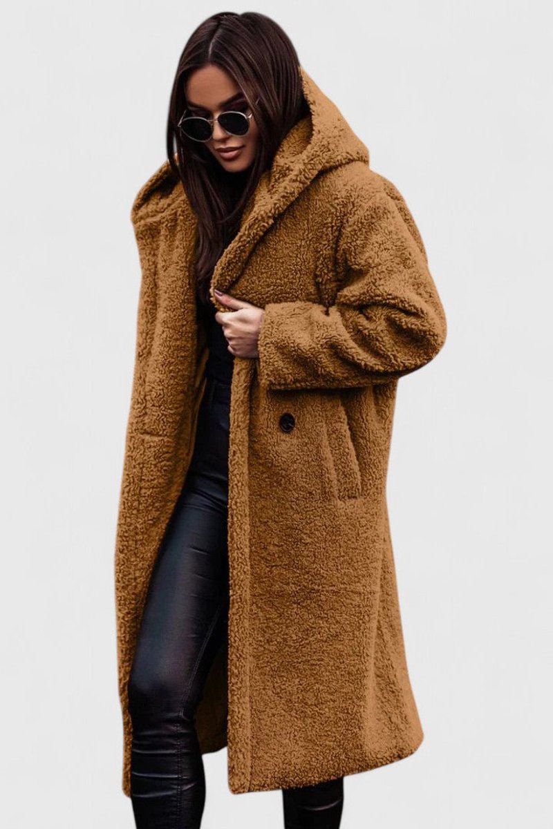 Women's Oversized Teddy Fleece Coat