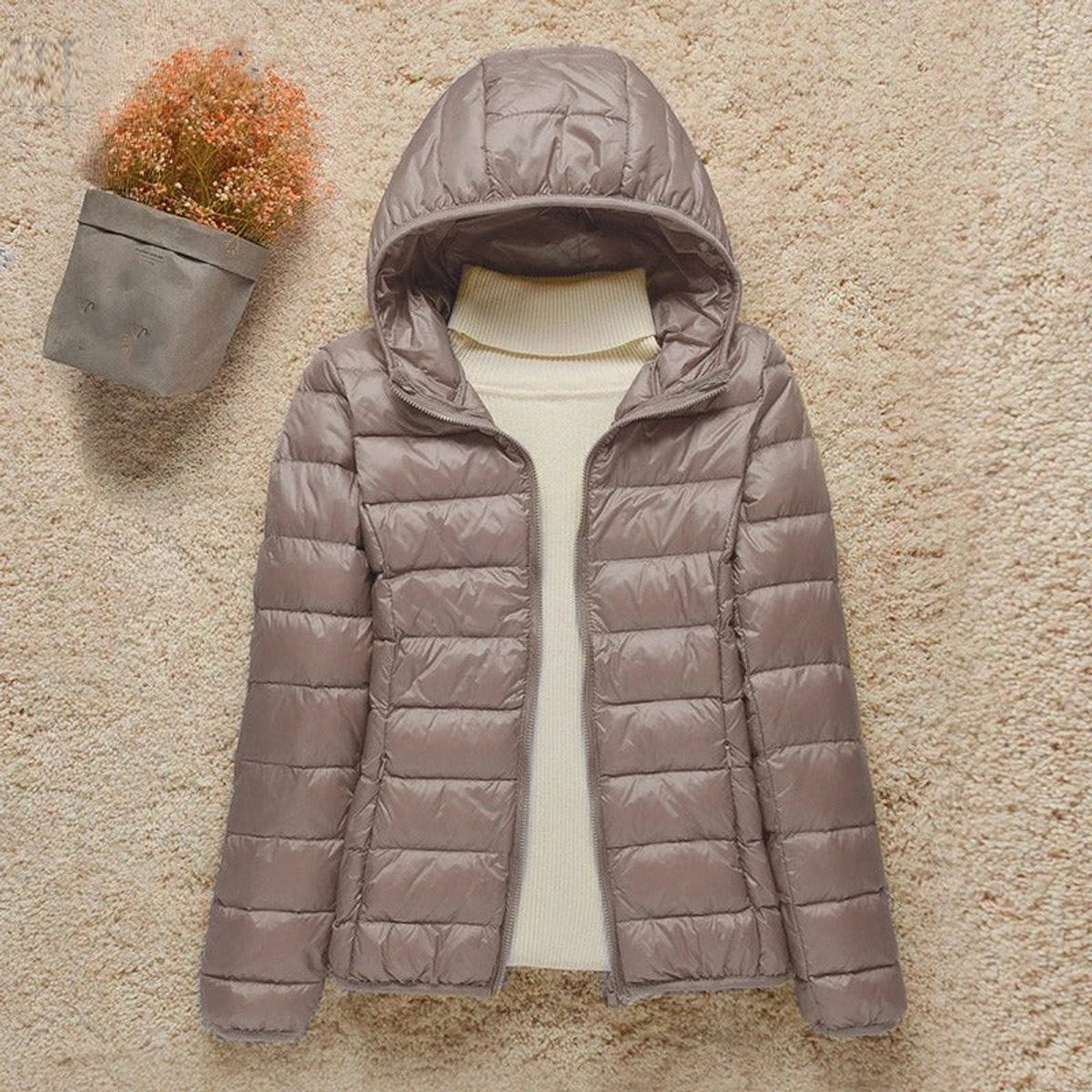 Women's Lightweight Packable Puffer Jacket