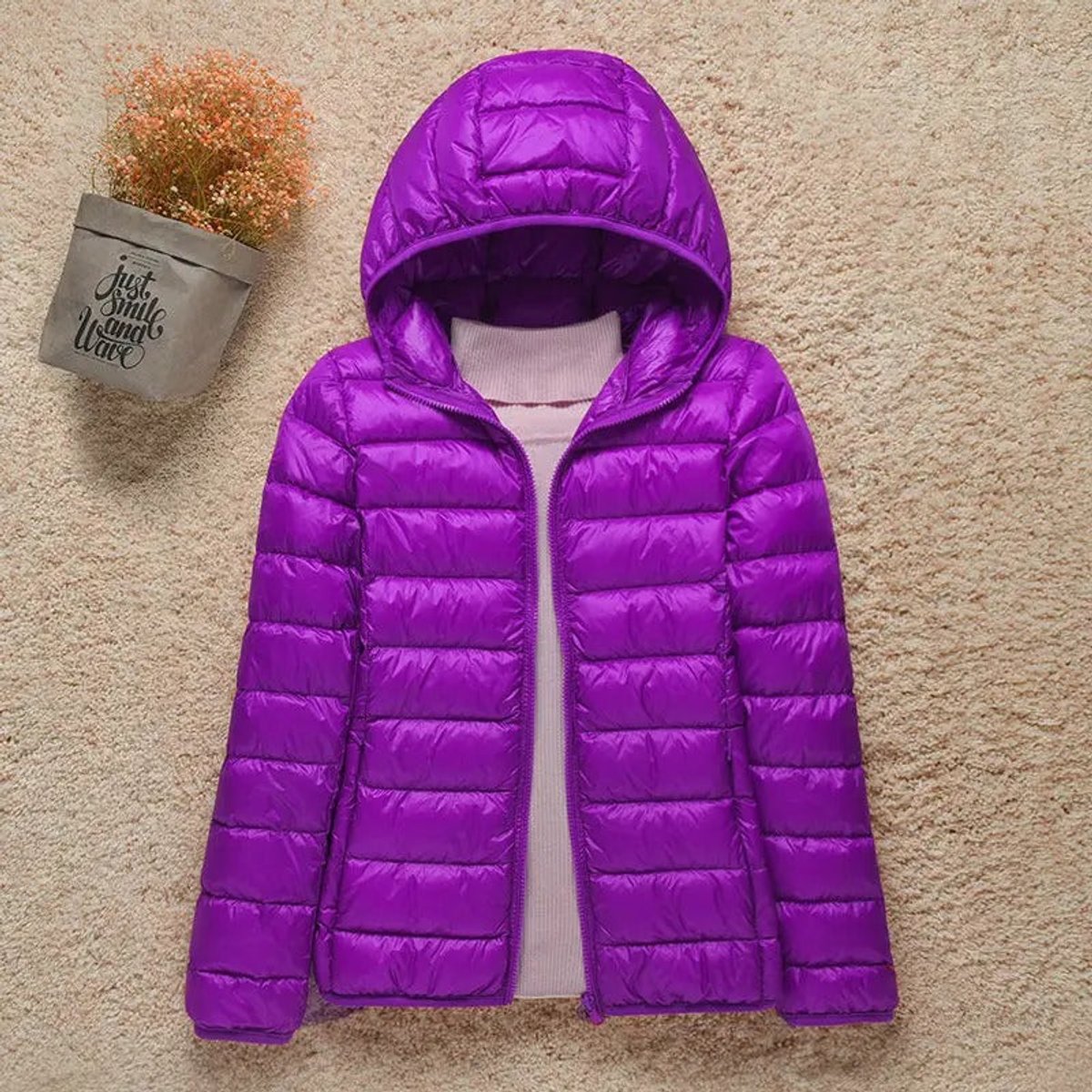 Women's Lightweight Packable Puffer Jacket