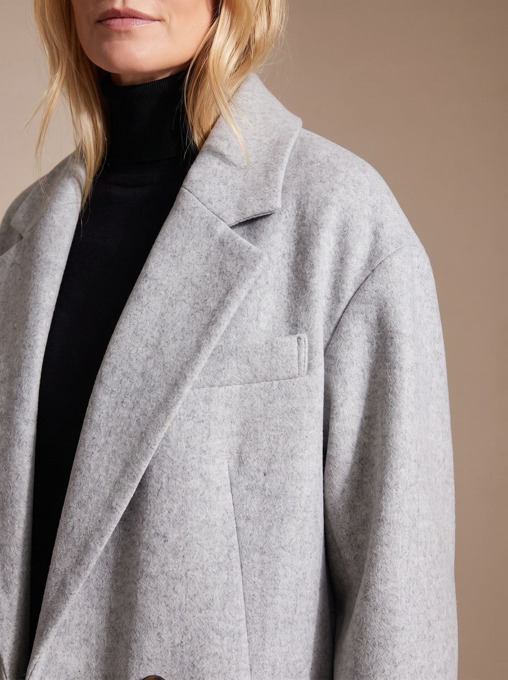 Women's Double-Breasted Long Tailored Winter Overcoat