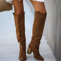 Women's Over-the-Knee Suede-Style High Boots