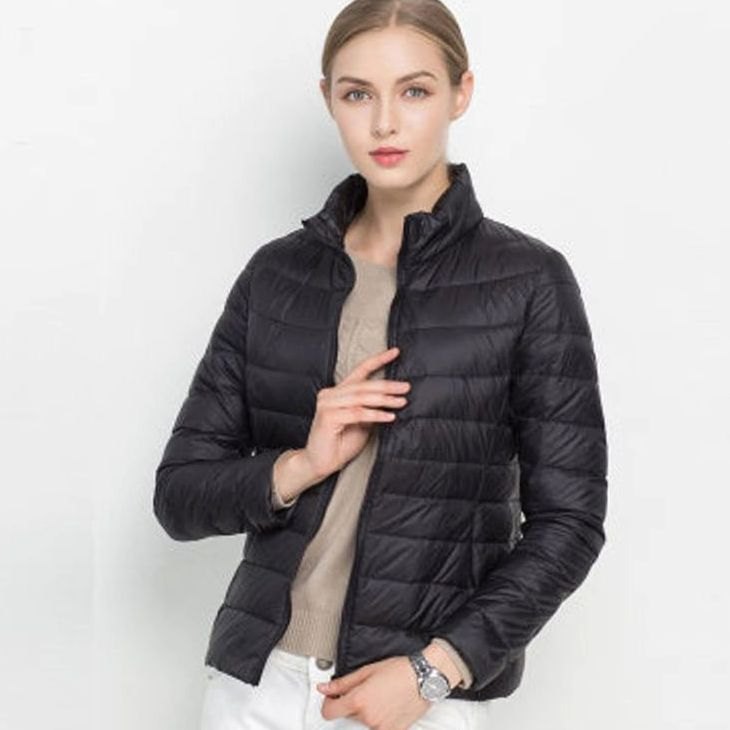 Women's Slim-Fit Lightweight Puffer Coat