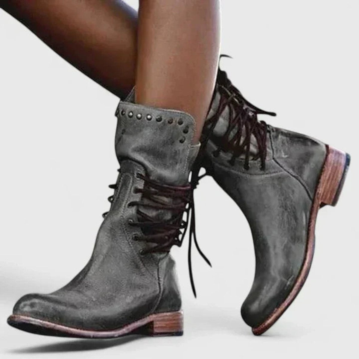 Women's Studded Knee High Boots