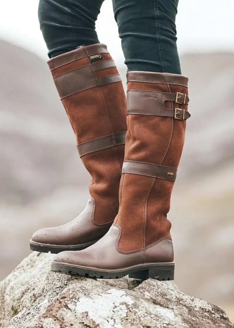 Women's Waterproof Knee-High Leather Boots