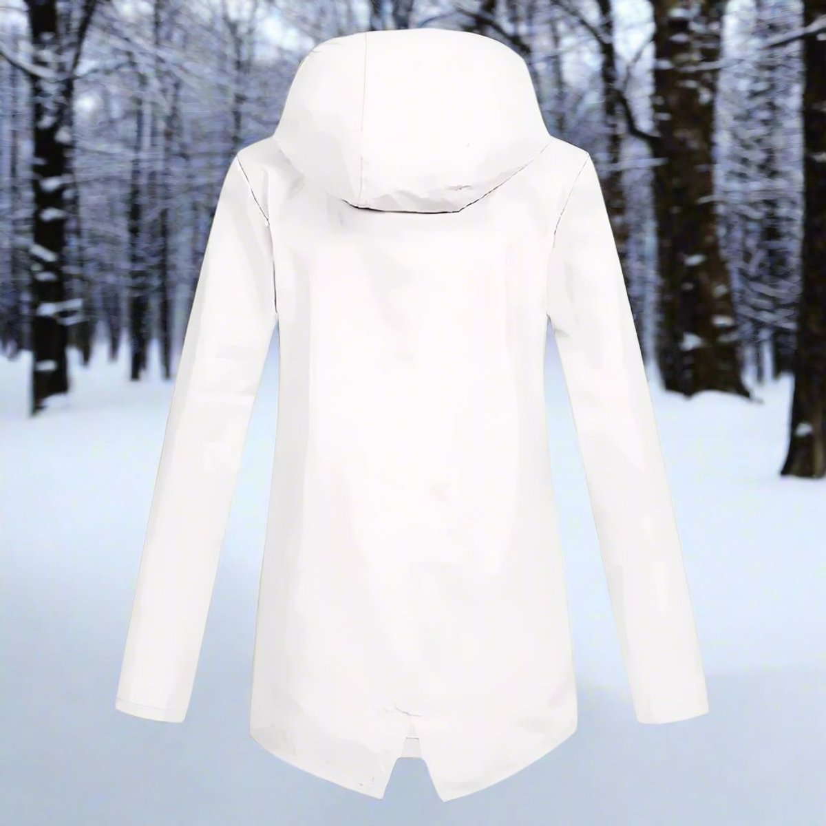 Women's Waterproof Longline Rain Jacket