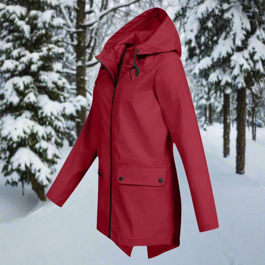 Women's Waterproof Longline Rain Jacket
