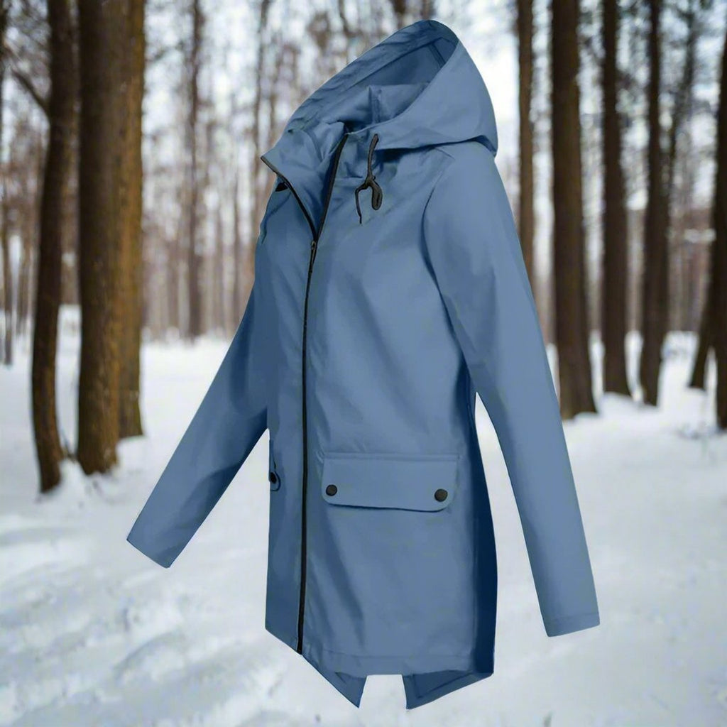 Women's Waterproof Longline Rain Jacket