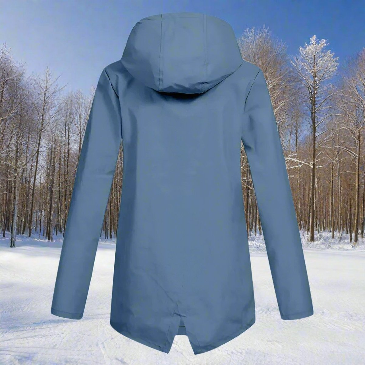 Women's Waterproof Longline Rain Jacket