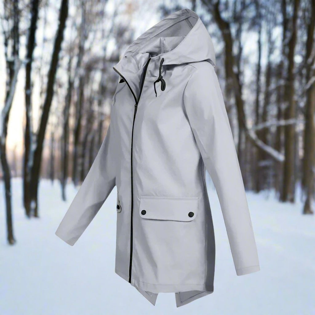 Women's Waterproof Longline Rain Jacket