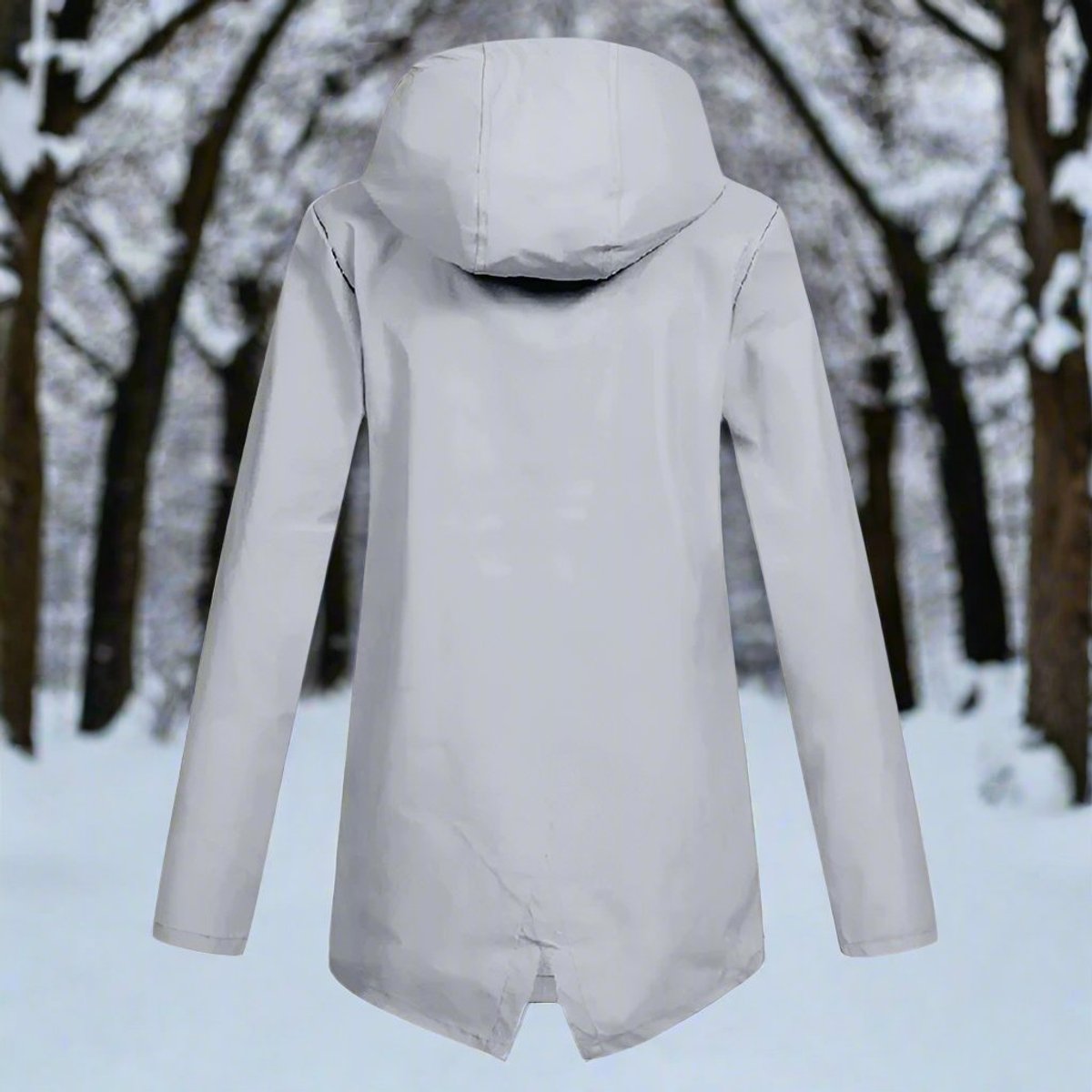 Women's Waterproof Longline Rain Jacket