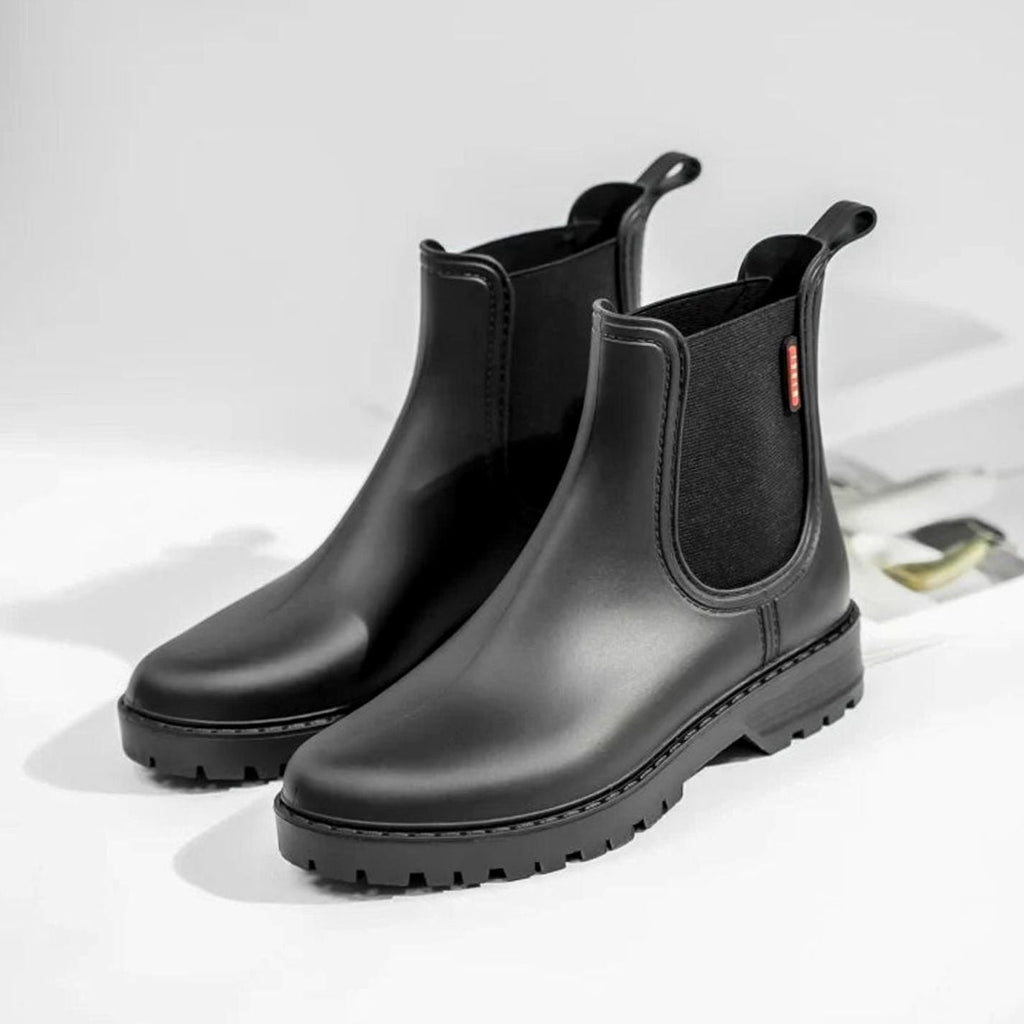 Women's Insulated Waterproof Rubber Chelsea Boots