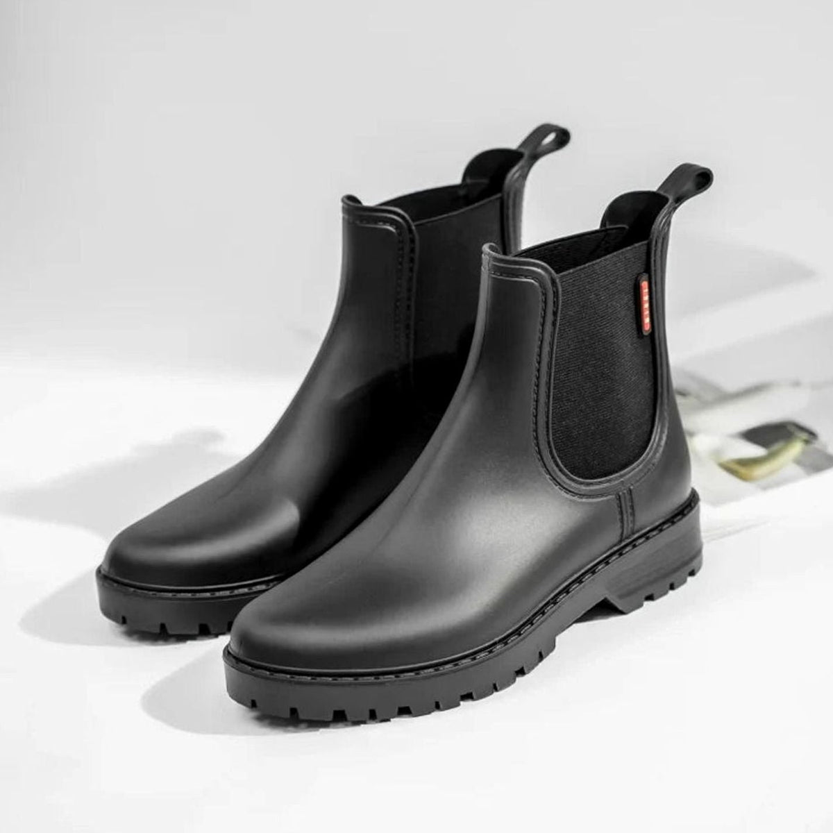 Women's Insulated Waterproof Rubber Chelsea Boots