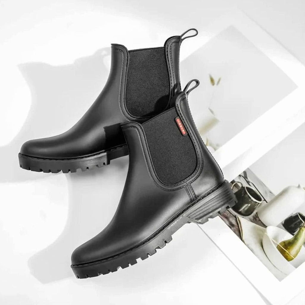 Women's Insulated Waterproof Rubber Chelsea Boots