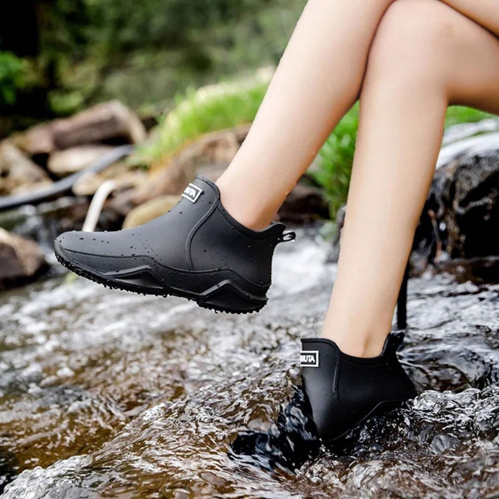 Women's Waterproof Slip-On Chelsea Rain Boots