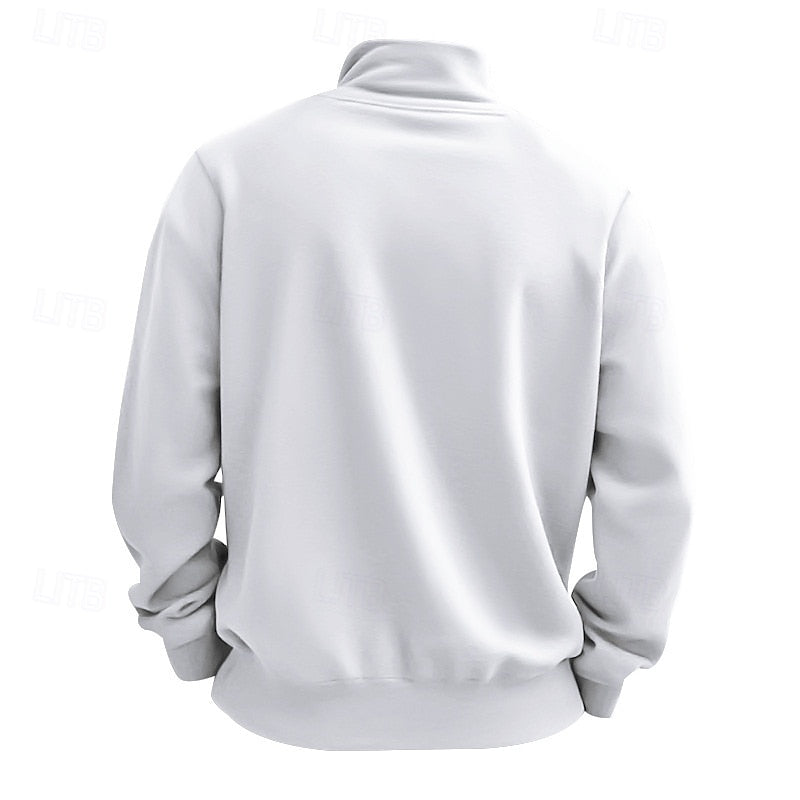 Women's Classic Quarter-Zip Relaxed Pullover Sweatshirt
