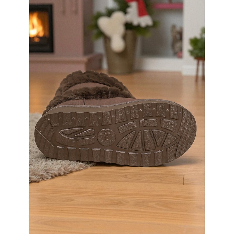 Women's Fur-Trimmed Ankle Boots