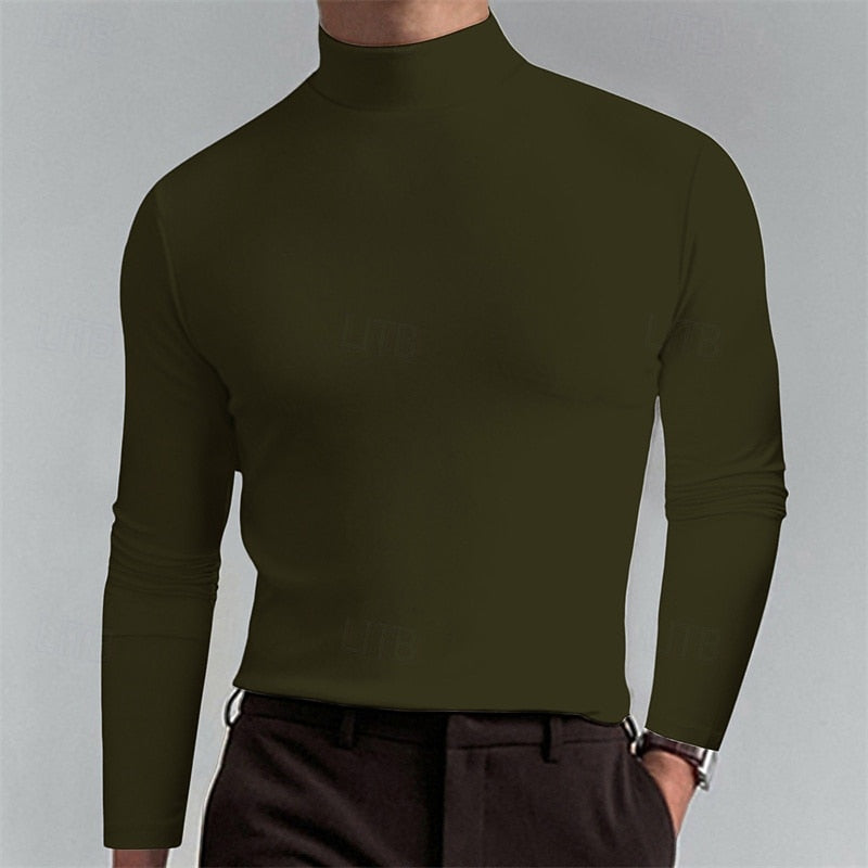 Men's Classic Fit Turtleneck Sweater