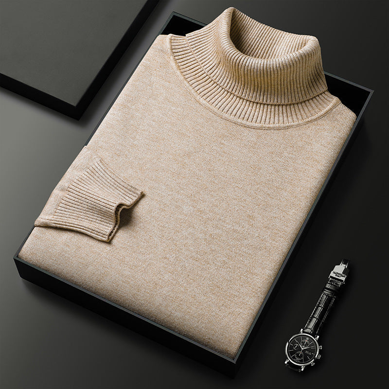 Men's Cashmere-Blend Turtleneck Sweater