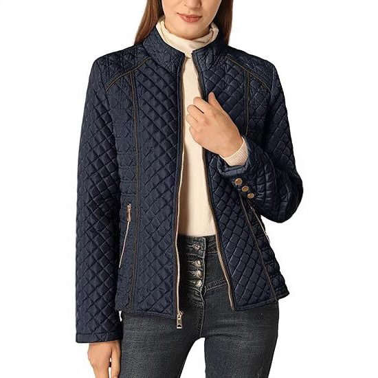 Women's Quilted Stand Collar Jacket