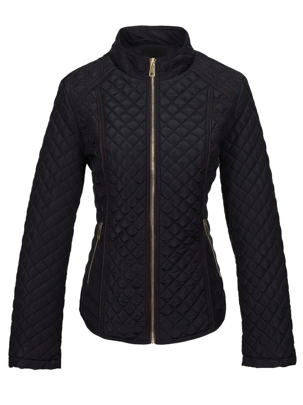 Women's Quilted Stand Collar Jacket
